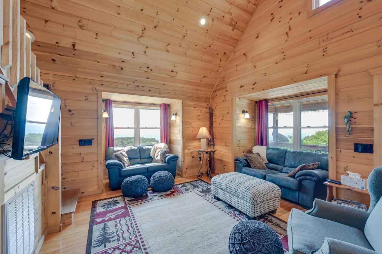 Warm And Cozy Cabin With Deck On Top Of The Blue Ridge Fancy Gap 外观 照片