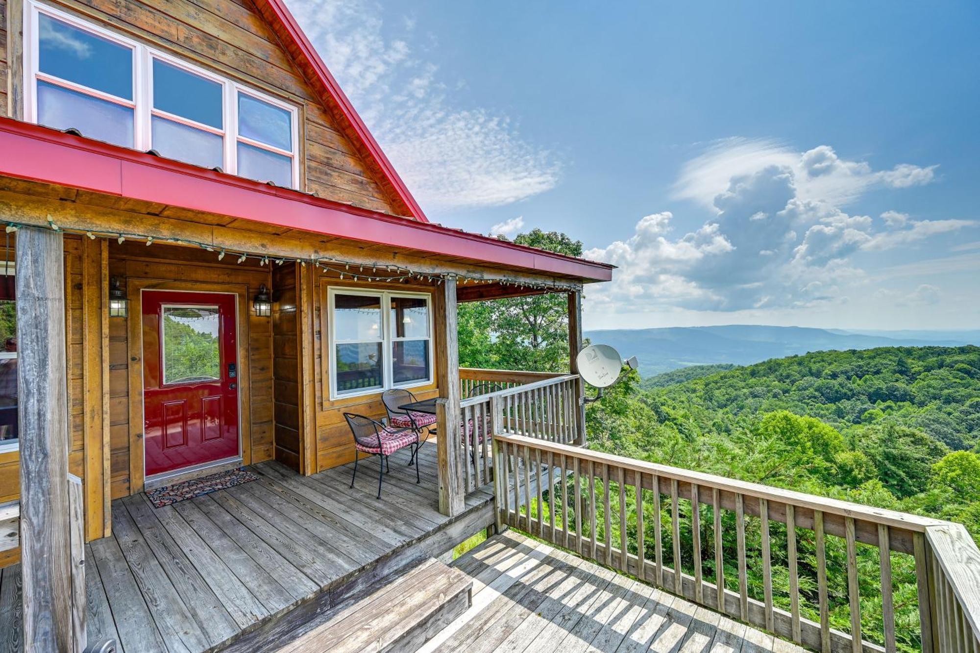 Warm And Cozy Cabin With Deck On Top Of The Blue Ridge Fancy Gap 外观 照片